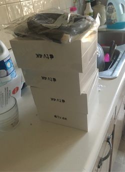 Four Apple TV 4K unopened