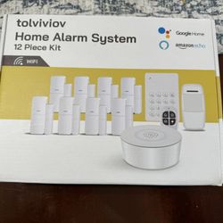 Tolviviov Home Alarm System 12 Piece Kit 