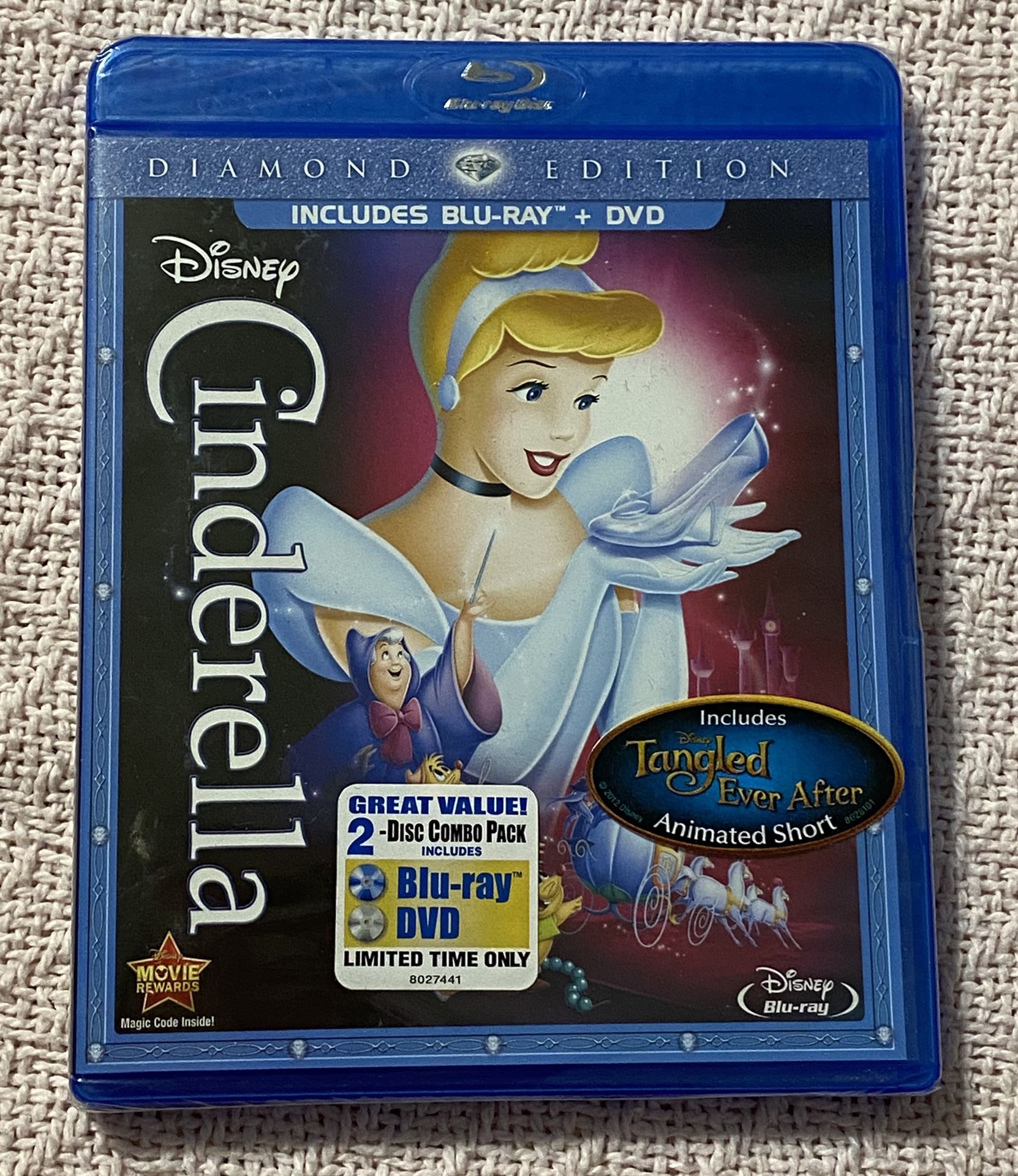 (Brand New) Cinderella BluRay/DVD Combo