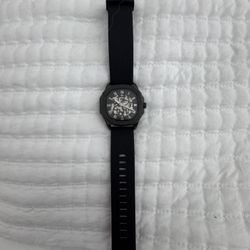 Brand New Skeleton Watch With Rubber Strap 