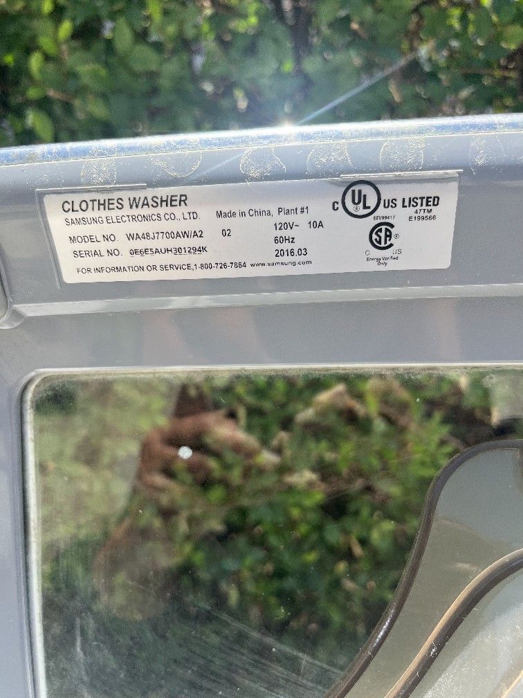 Samsung Washer and Dryer