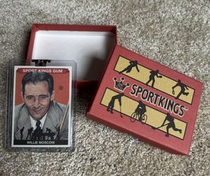 2007 WILLIE MOSCONI Sport Kings Base Card No. 39. Comes with “RARE!” Sport Kings Box!