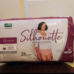Silhouette Adult Underwear 26 count size  small