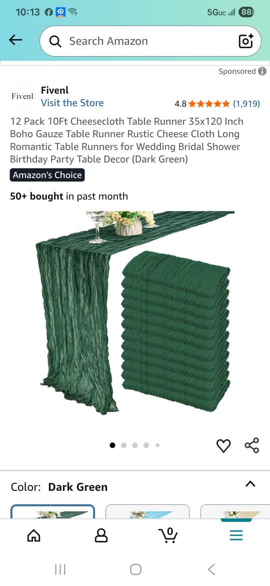 12 Pack 10Ft Cheesecloth Table Runner 35x120 Inch Boho Gauze Table Runner Rustic Cheese Cloth Long Romantic Table Runners for Wedding Bridal Shower Bi