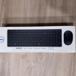 NEW Dell KM555 Wireless Keyboard & Mouse Combo – Silent, Compact