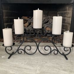 Vintage Wrought Iron Candelabra  (PartyLite)