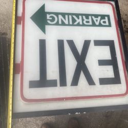 Exit Sign With Lights