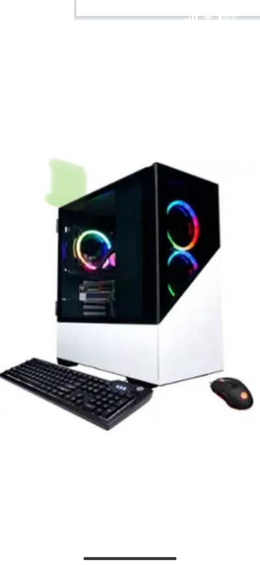 CyberPowerPC - Gamer Supreme Gaming Desktop - AMD Ryzen 7 5700 - 16GB Memory - NVIDIA GeForce RTX 30