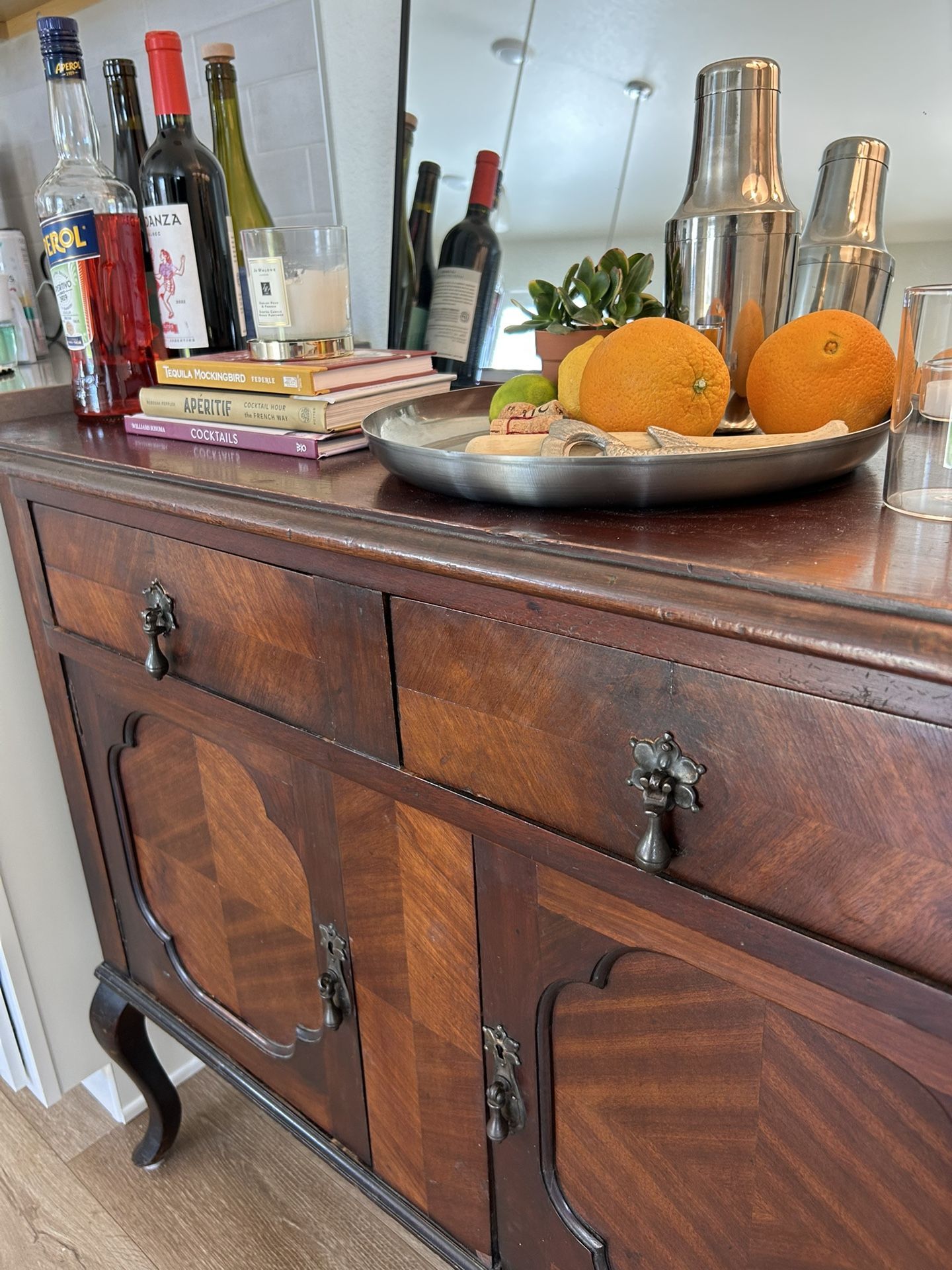 Antique 1930’s English Mahogany Buffet
