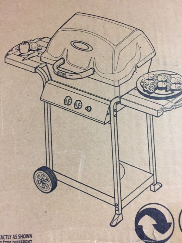 Huntington 2 burner cast gas grill 630124