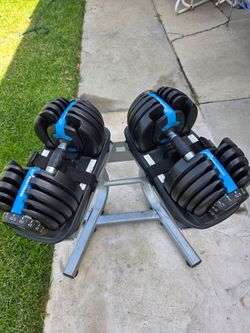 Adjustable pair Nautilus Dumbells