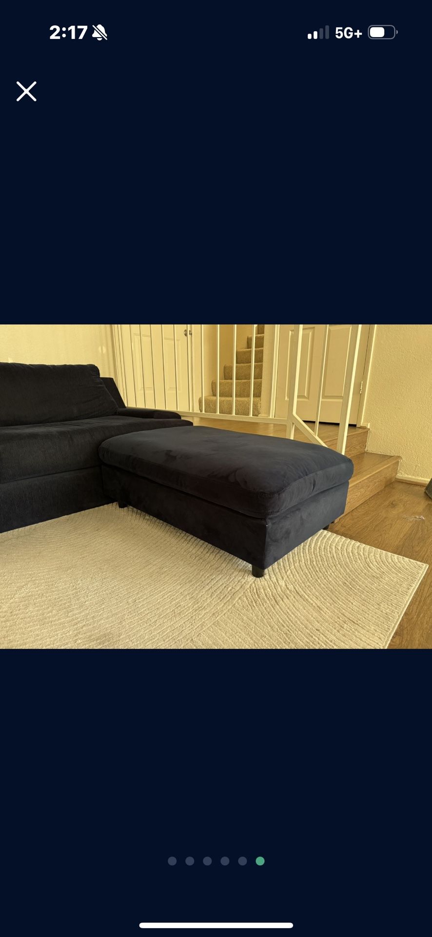 Ottoman Navy Blue