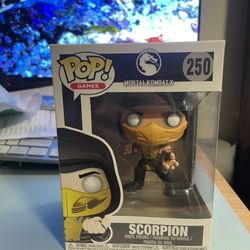 Funko Pop Games Mortal Kombat X #250 Scorpion