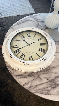 White clock