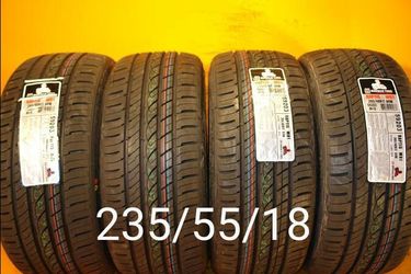 235/55/18 For Sale 4 New Tires We Service Motorcycle Tires