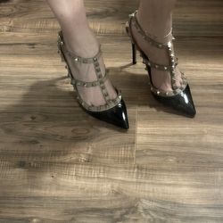 Valentino Rock stud Heels 37.5 Size 6  / 6.5