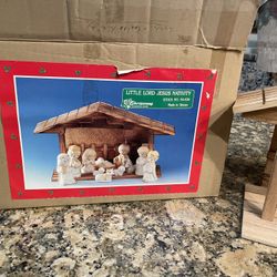 Vintage Nativity Set 