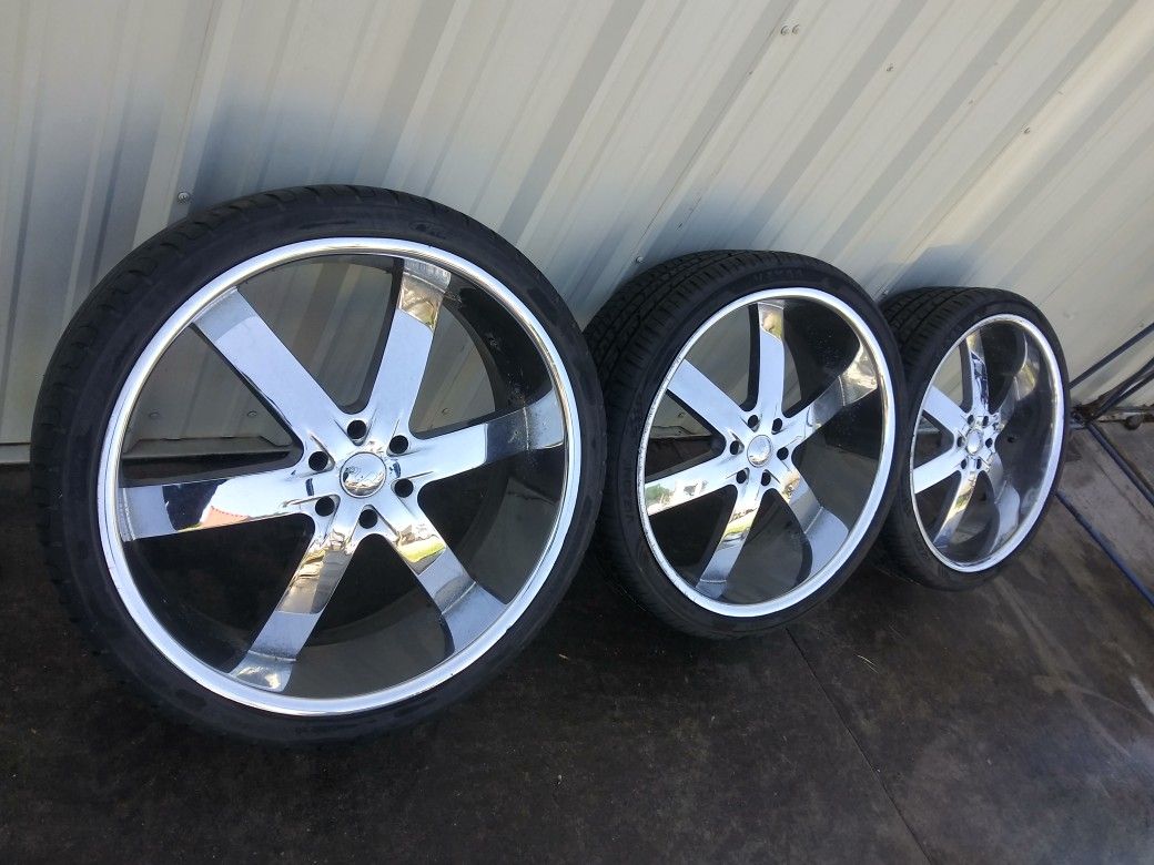 U2 26" rims and tires