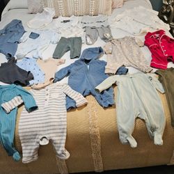 Baby Boy Clothes Size 3 Months/ Ropa De Niño Zize 3 Meses/Cash Only 