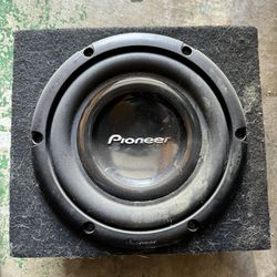 10” Pioneer Subwoofer In Box