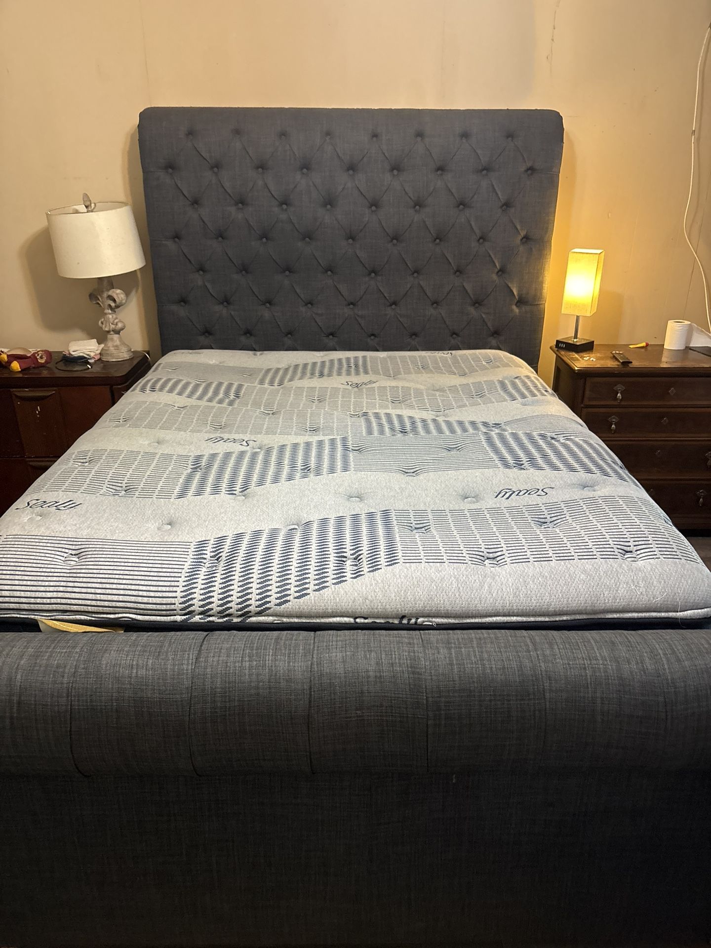 Bed And A Mattress