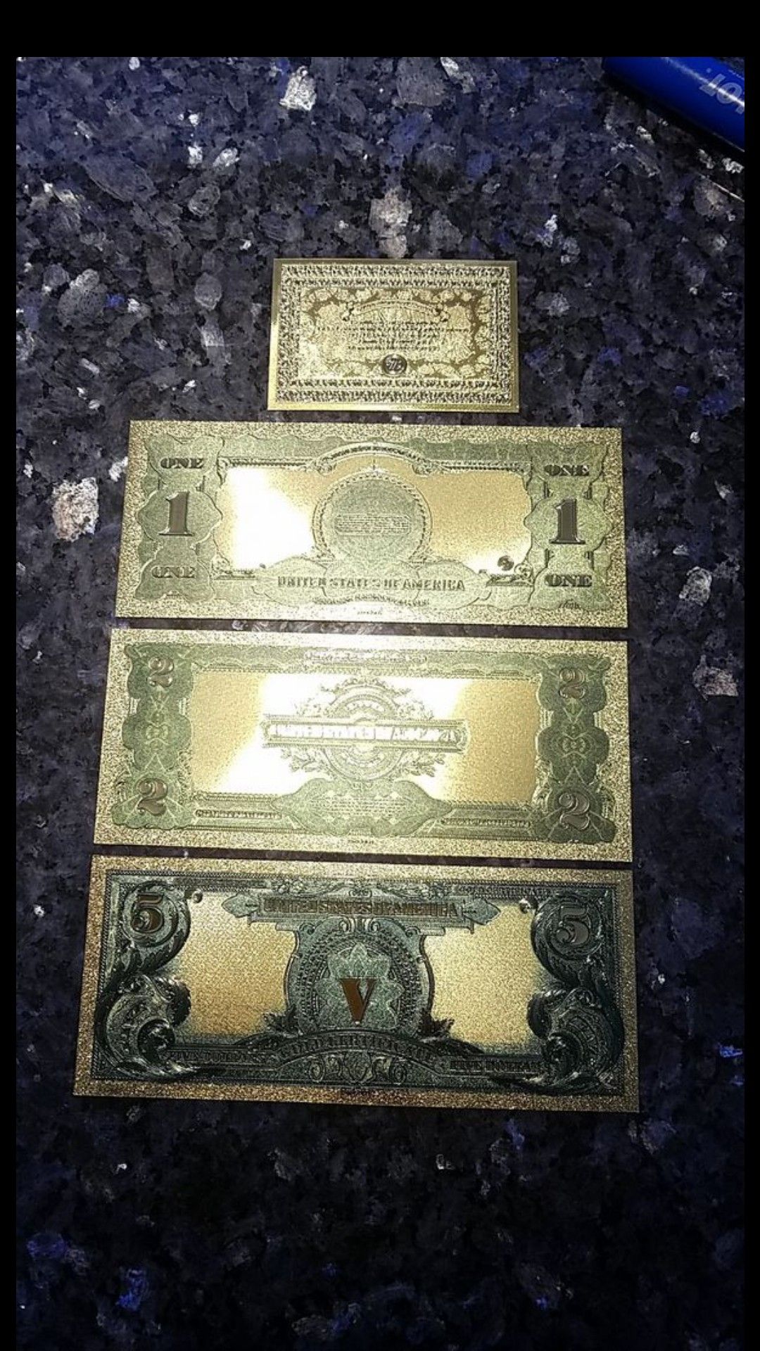 24kt Gold BANK NOTE COLLECTION.
