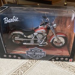 Harley Davidson Motorcycle Barbie Fatboy Collectible 