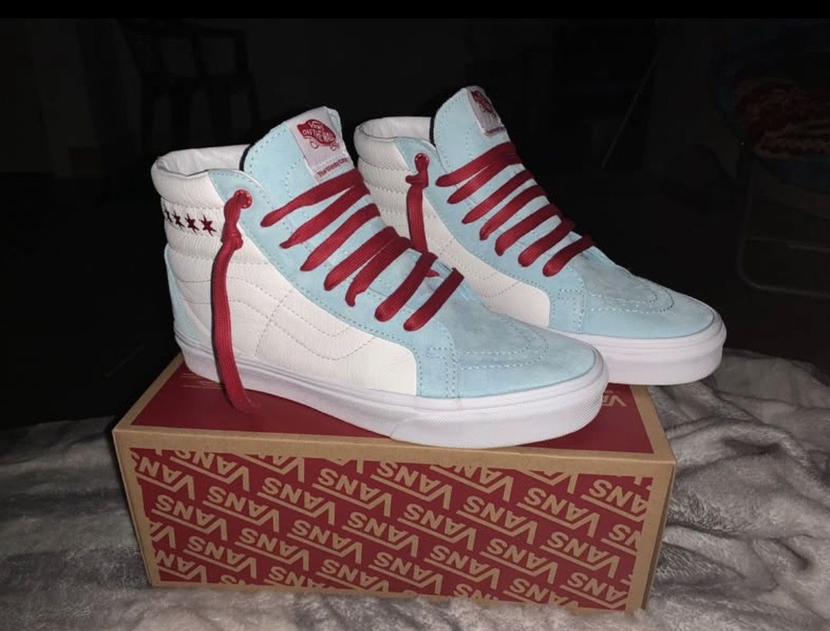 Vans Sk8 Hi Reissue Chicago Clearwater True White Women’s 9 Men’s 7.5
