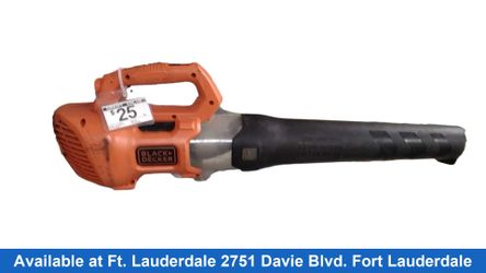 Black & Decker Bebl750 Orange Corded Leaf Blower