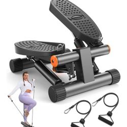 Stair Stepper with Resistance Bands