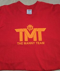 Manny Pacquiao TMT t-shirt The Manny Team brand new size 3x $25