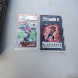 2 Graded Bucs, Brady And Evans