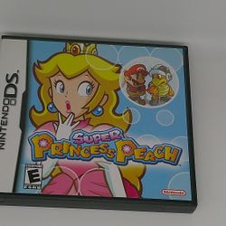 Super Princess Peach Nintendo DS CiB Tested Works