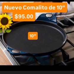 Nueva Línea Comalito Azul De 10” Hierro Forjado $95.00 Especial Princess House Ventas Finales 