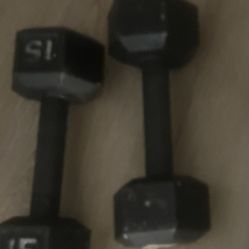 15 Lbs Dumbbbells