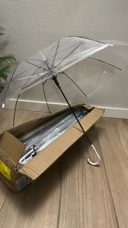 Saintrygo 20 Pack Clear Umbrellas 