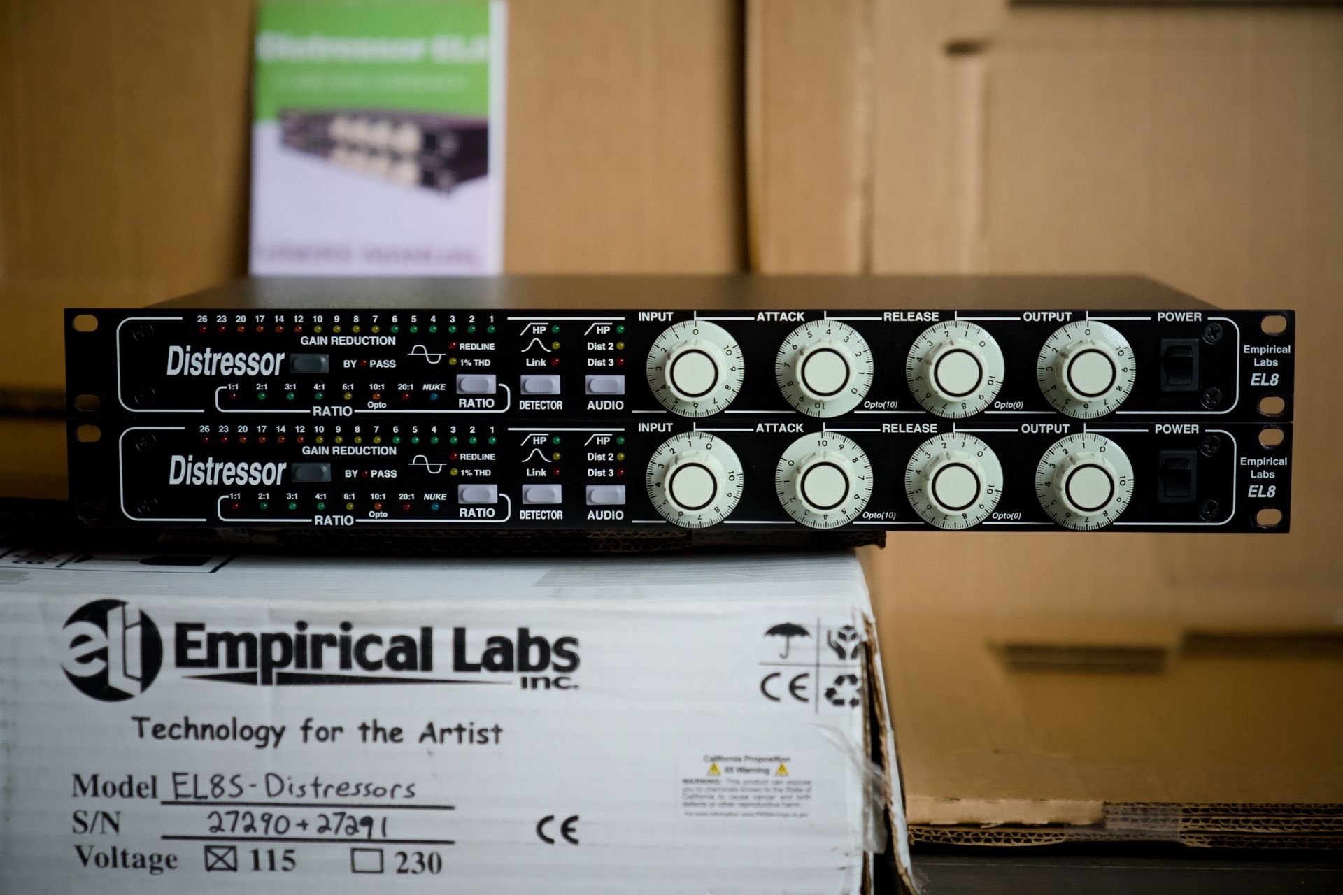 Empirical Labs Distressor EL8-S Compressor Pair
