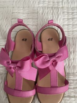 H&M Pink Kids Sandals with Bow