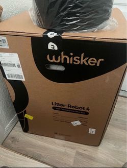 Brand new in box Whisker sled cleaning litter box