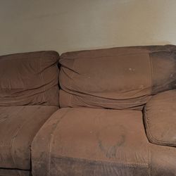 Free Reclining Couch 3 Piece 