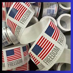 5 Rolls 🇺🇸 FOREVER Postage Stamps 🇺🇲 US FLAG