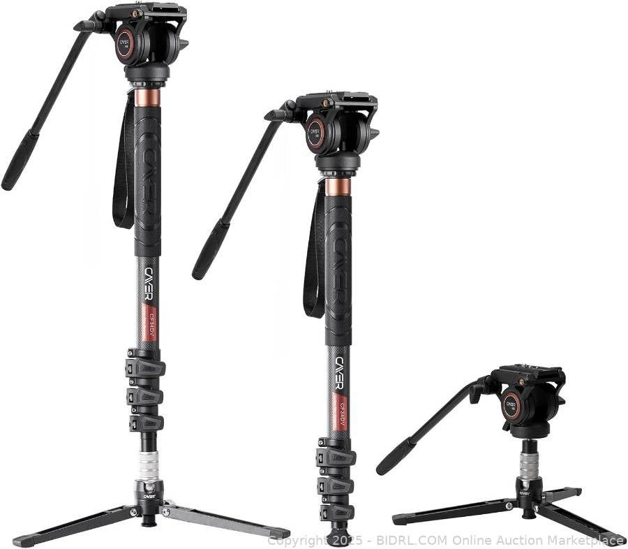 Cayer CF34 Carbon Fiber Camer Monopod Kit, 72 inch Professional Telescopic
- NEW