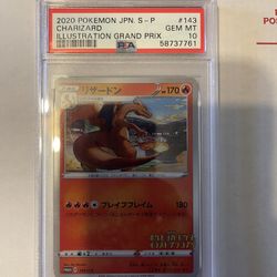 PSA 10 Charizard Illustration grand prix