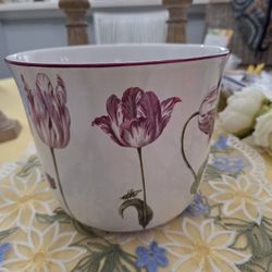 Vtg  MMA Blick Bernarda Pink Tulip Flower Pot 