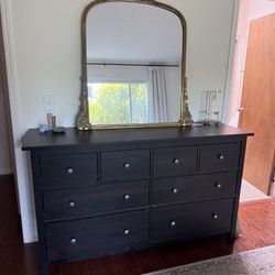 IKEA HEMNES 8 Drawer Dresser Black/brown