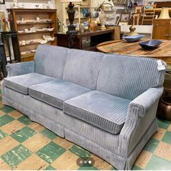Vintage Baby Blue Couch - $100