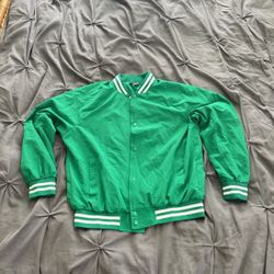 Medium Lettermens Jacket Green