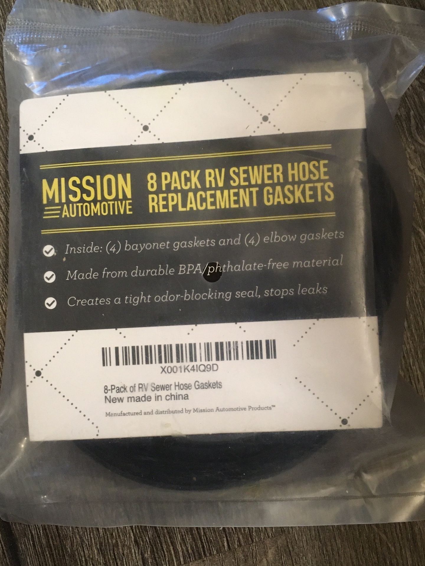 RV Sewer Hose Replacement Gaskets