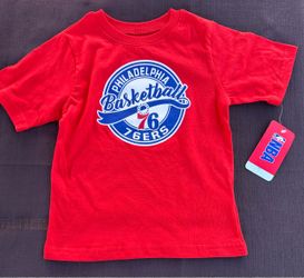 Brand New Toddler Red Philadelphia 76ers Circle T-Shirt