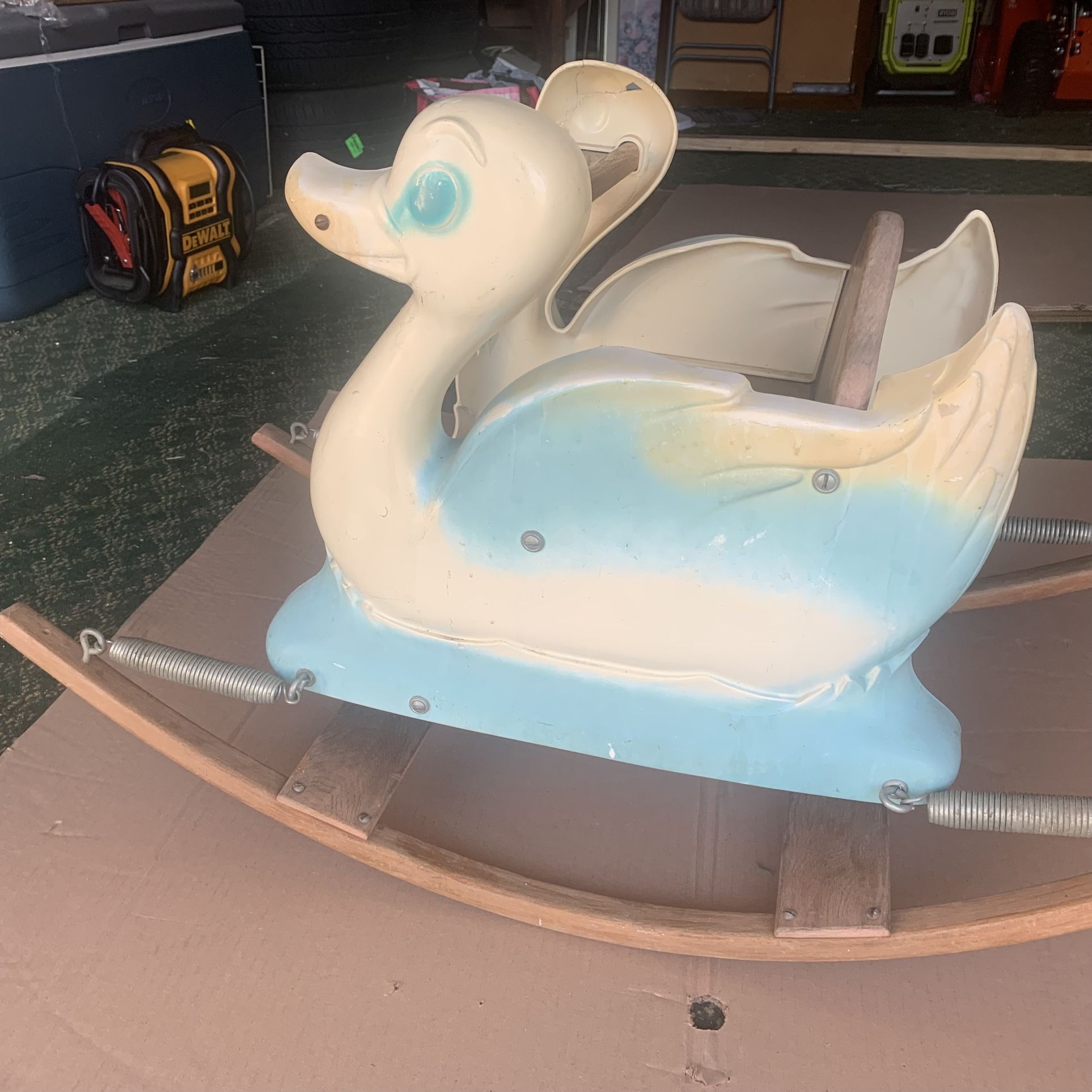 Antique swan rocker hotsell